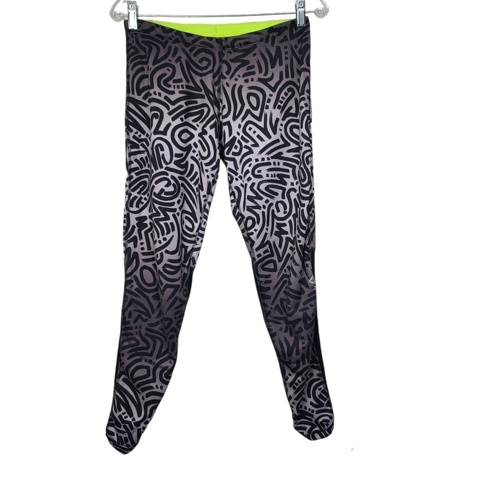 Reebok Printed Lightweight Mesh Leggings M